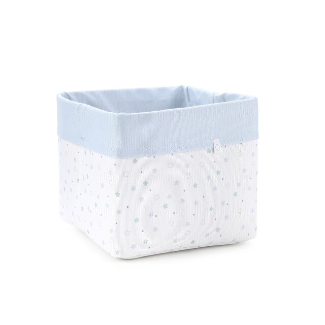 Corbeille En Tissu Cotton Juice Baby Home Etoiles Grise Bebes El Corte Ingles