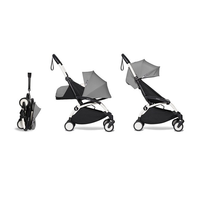 COCHE DE PASEO DUO BABYZEN YOYO 2 CHASIS BLANCO COCHE DE PASEO DUO BABYZEN YOYO 2 CHASIS BLANCO