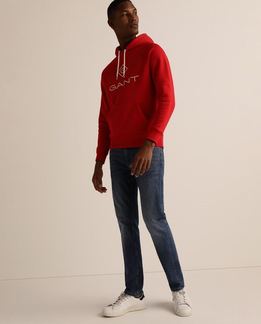 Gant - Sudadera De Hombre Roja Con Capucha, precio y características -  Shoptize