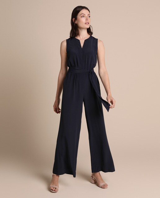 blue long jumpsuit