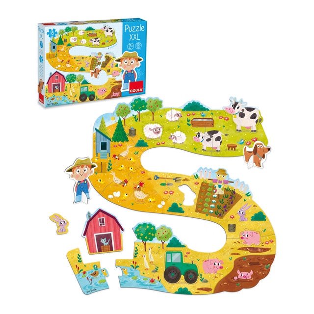 Juguete de Madera Puzzle XXL Granja Goula Goula El Corte Ingles