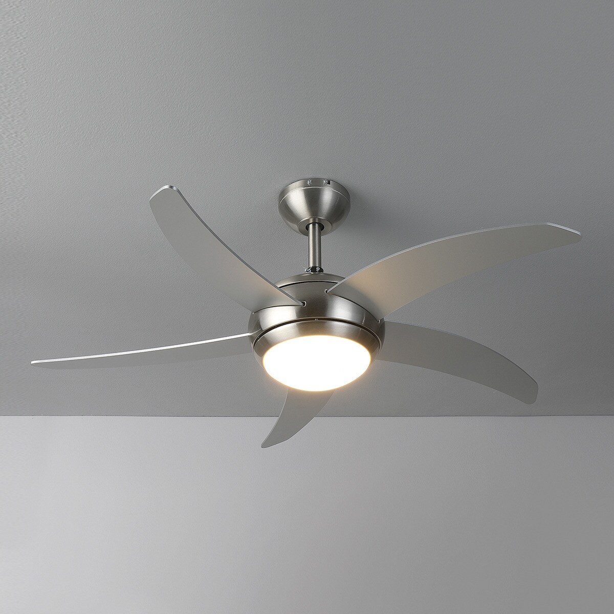 El Corte Inglés Havana Dc Engine Nickel Ceiling Fan With Built-in Led 