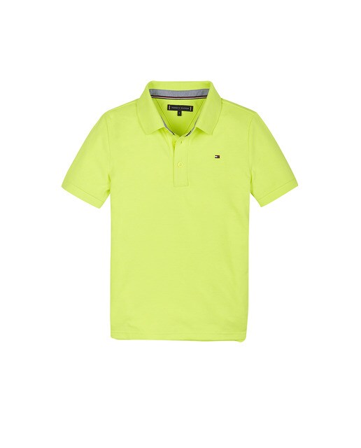 green yellow polo shirt