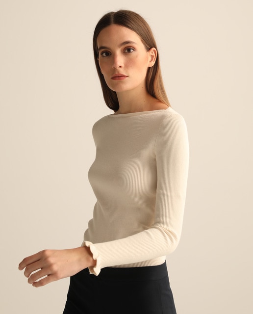 ralph lauren boat neck sweater