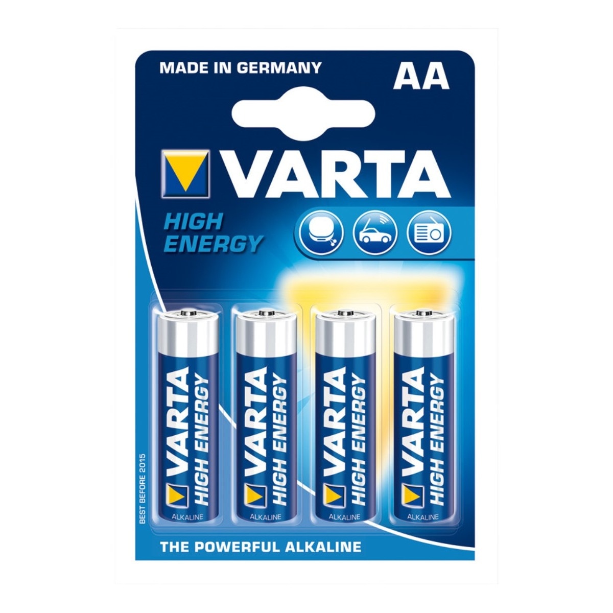 Imagem 0 de Pilhas Alcalinas Varta LR6 AA Blister 4 Unidades