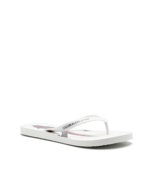 calvin klein white sandals