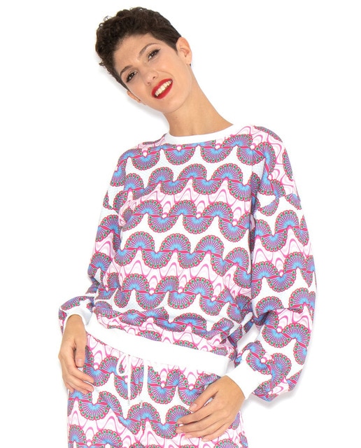 tribal print sweatshirt