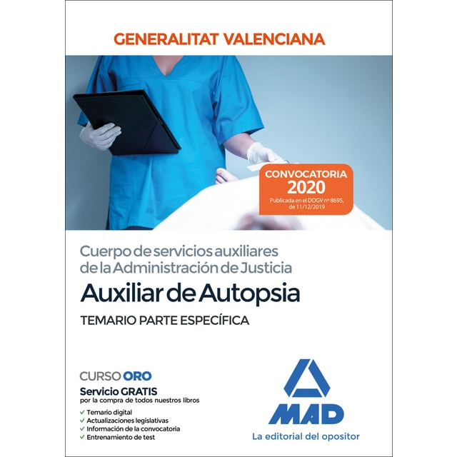 Cuerpo de servicios auxiliares de la administración de justicia de la administración de la generalitat valenciana,