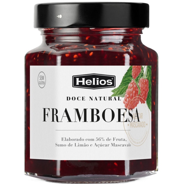 Doce Natural de Framboesa sem Glúten frasco 330 g
