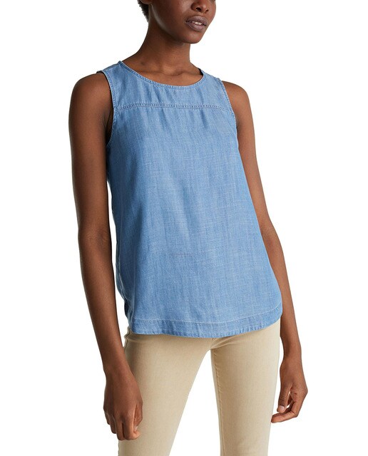 women's tencel denim shirt