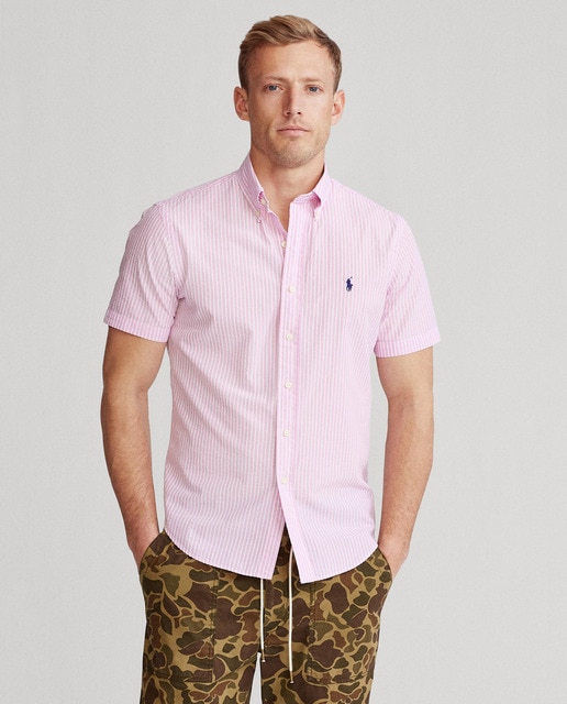 polo seersucker shirt