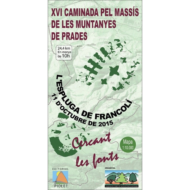Xvi caminada pel massís de les muntanyes de prades