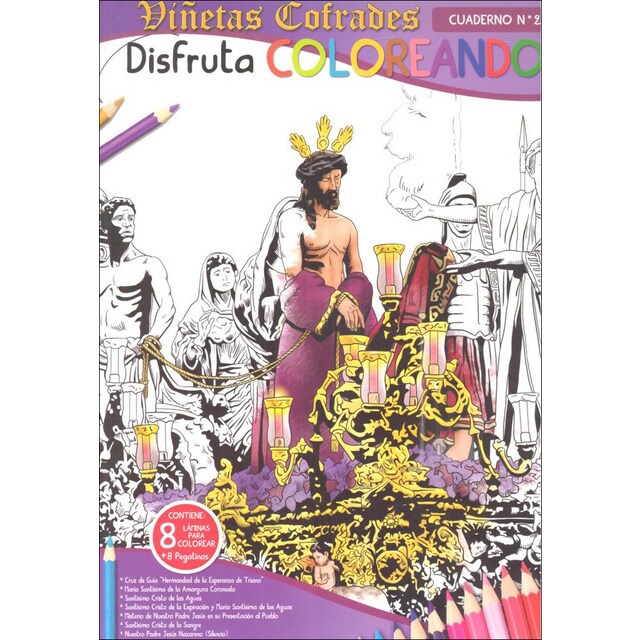 Disfruta coloreando viñetas cofrades 2