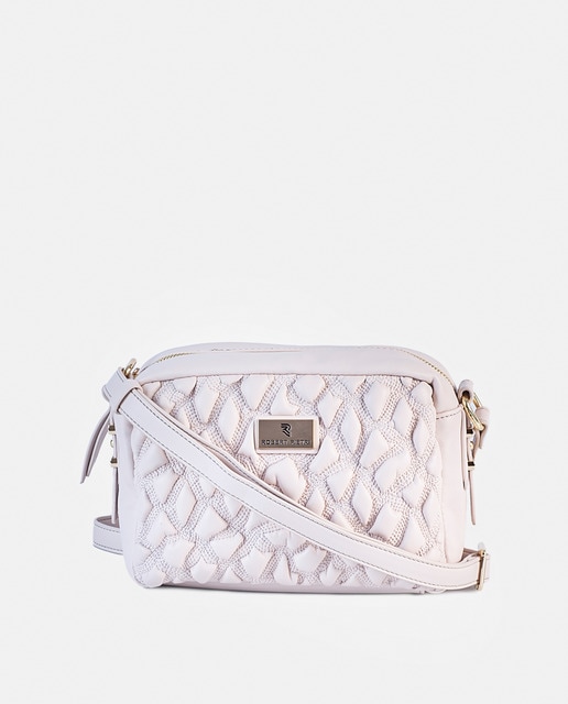 beige quilted crossbody bag