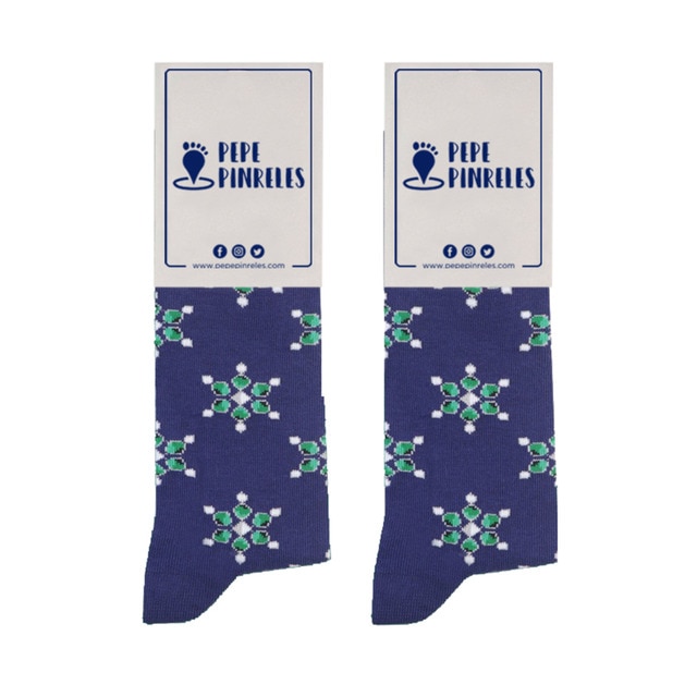 Calcetines Pepe Pinreles Macarena Azul Marino.