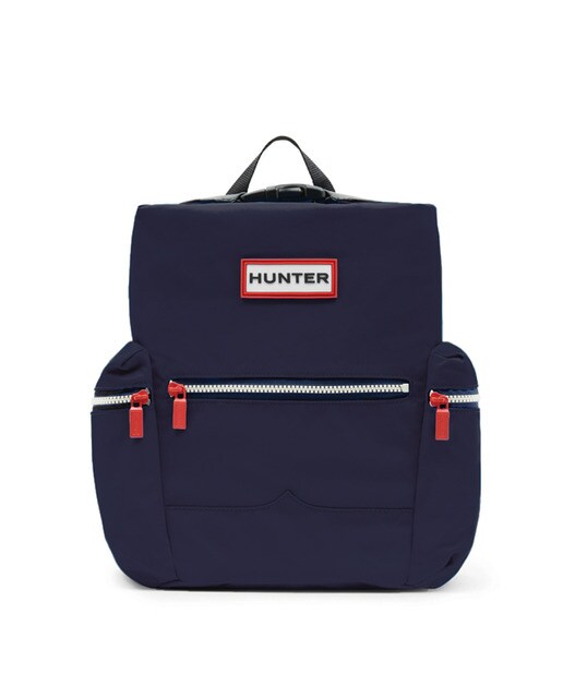 Compra Hunter - Mochila Pequeña Unisex De Nylon En Azul Marino Con  Bolsillos Exteriores al mejor precio - Shoptize