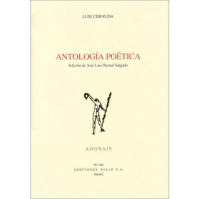 Antología poética (luis cernuda) (Tapa blanda)
