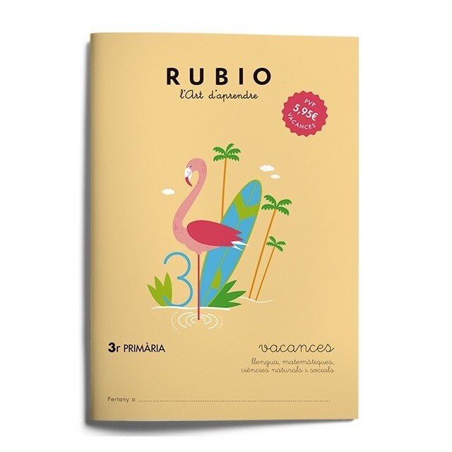Vacances rubio 3r primària (català) (Tapa blanda)