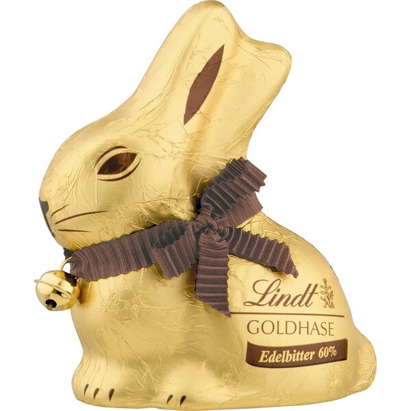 LINDT conejo de chocolate negro de Pascua unidad 100 g