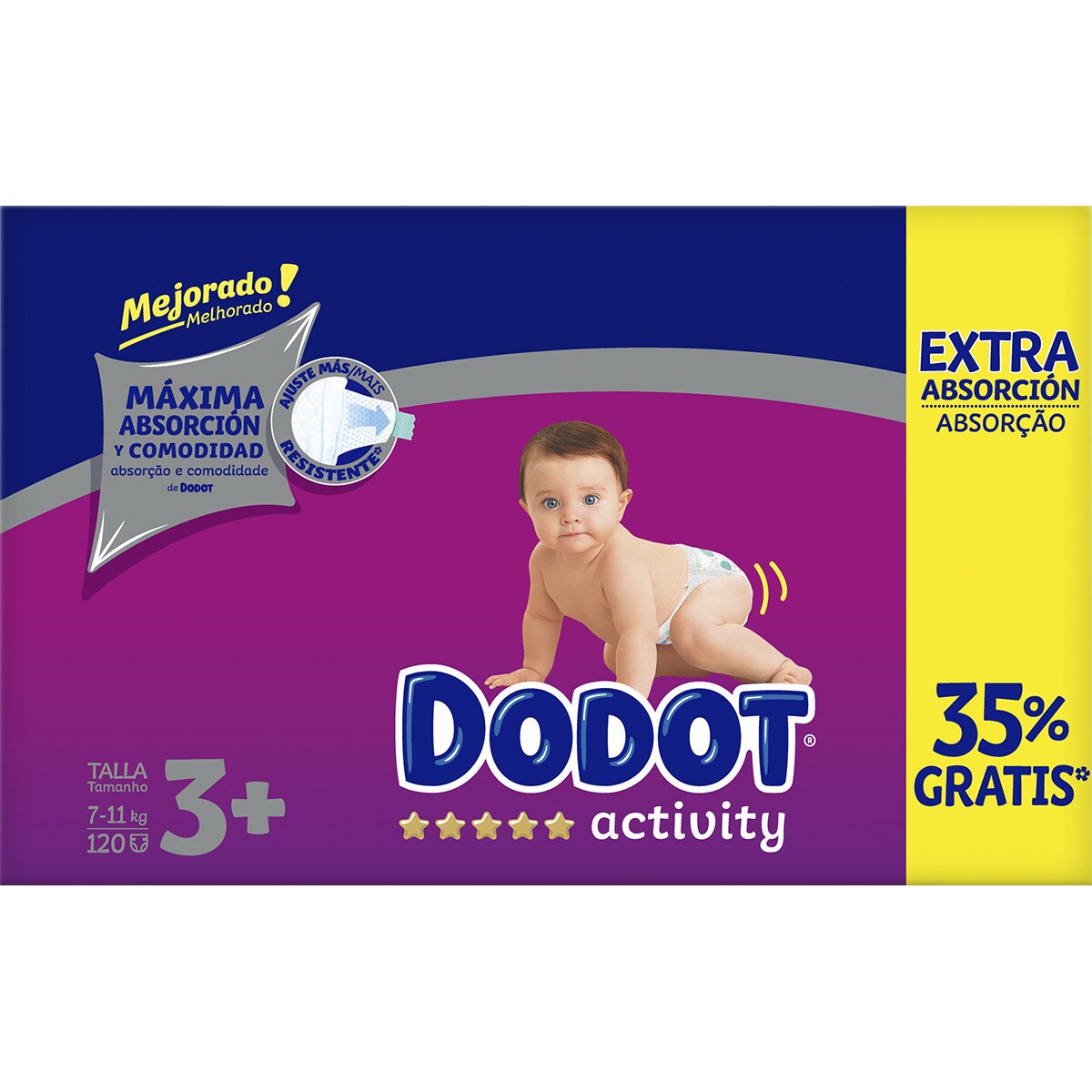 pañales dodot activity extra