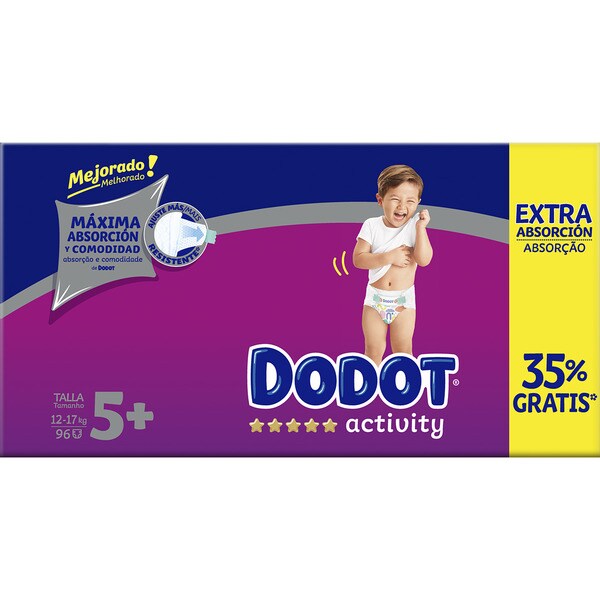 pañales dodot hipercor talla 5