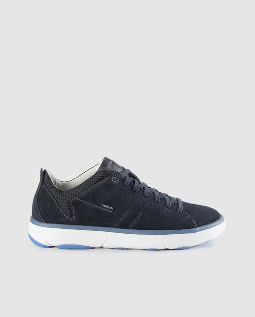 blue suede trainers