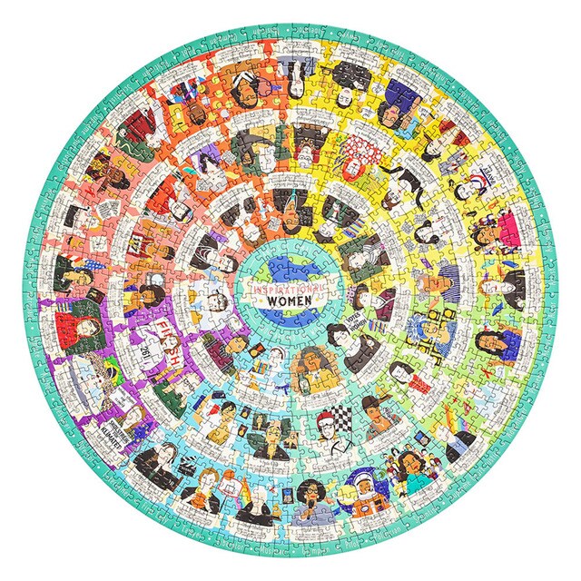 Ridley's Games - Puzzle Circular Mujeres Inspiradoras