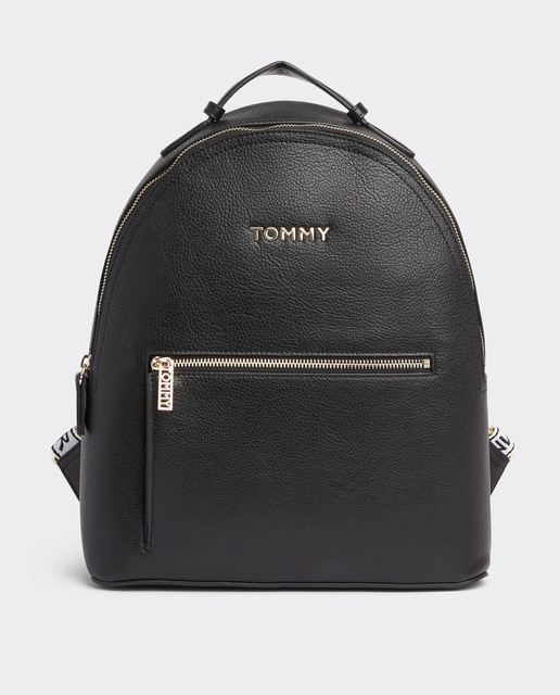 tommy hilfiger black backpack purse