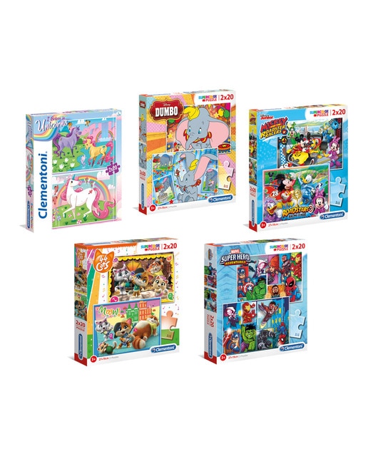 Pack 2 puzzles de 20 piezas