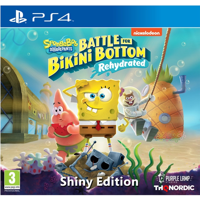 Bob Esponja Battle for Bikini Bottom: Rehydrated Shiny Edition PS4