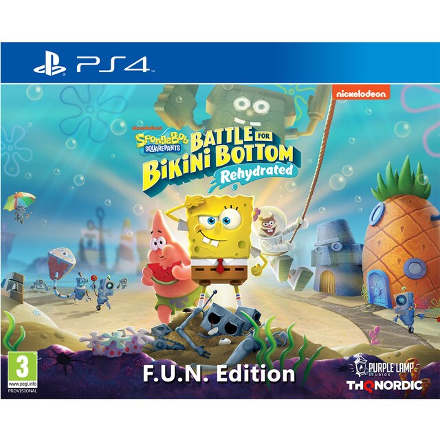 Bob Esponja Battle for Bikini Bottom: Rehydrated F.U.N Edition PS4