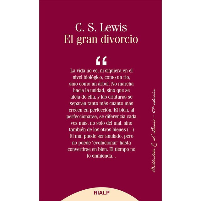 El gran divorcio (Tapa blanda)