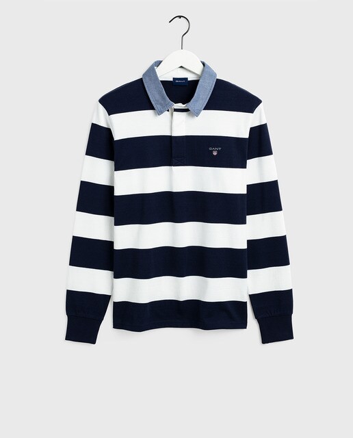 polo manga larga gant