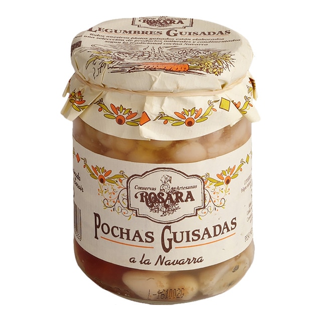 Haricots pochas en sauce façon Navarre Rosara