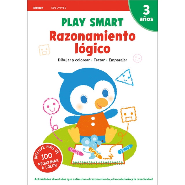 Play smart : razonamiento lógico. 3 años (Tapa blanda)