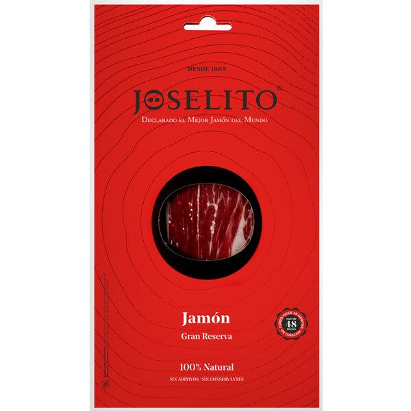 jamón Gran Reserva en lonchas sobre 70 g