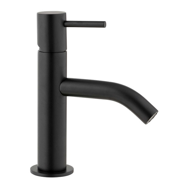 Grifo monomando con caño curvo para lavabo Veral Grizasa