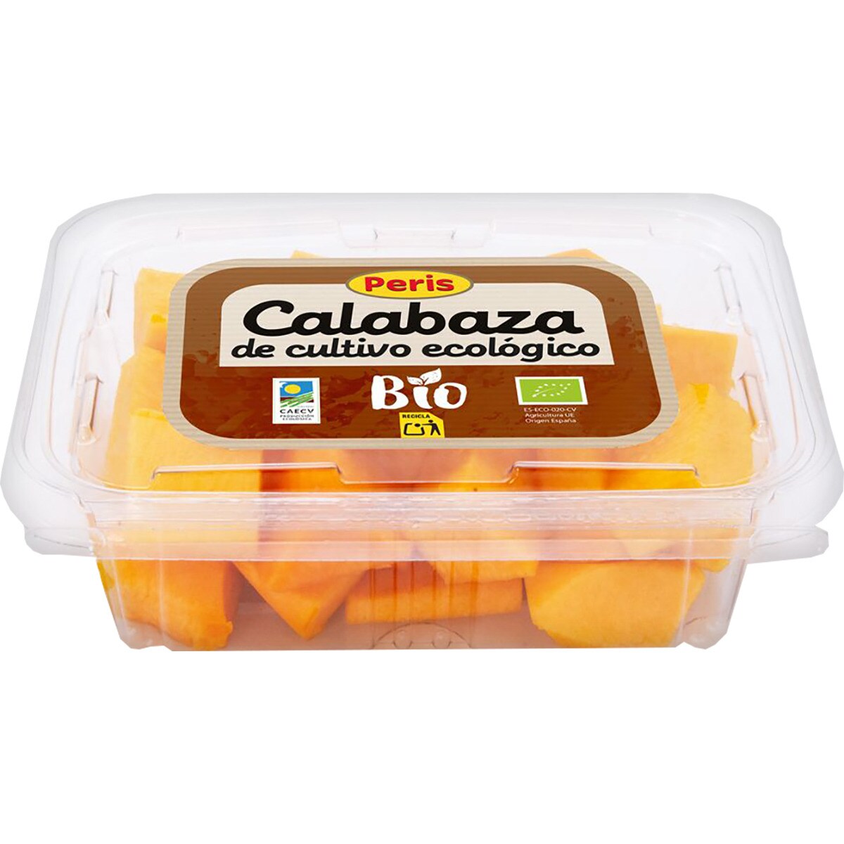 Comprar calabaza ecológica en trozos tarrina 400 g · PERIS
