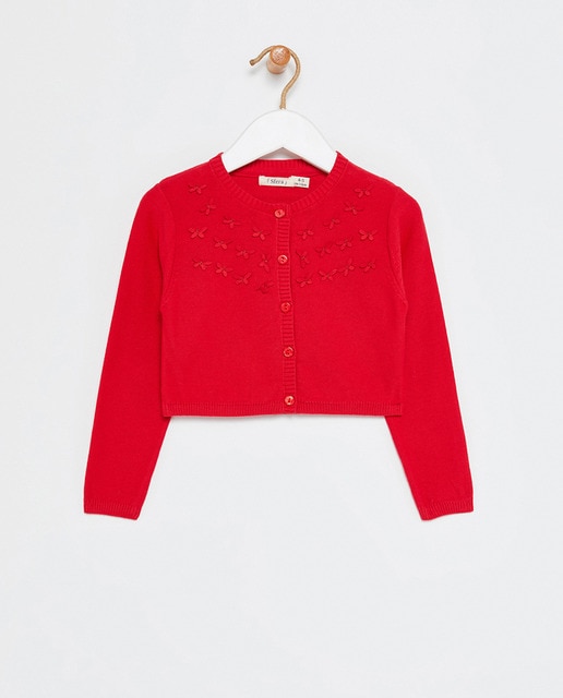 red bolero jacket