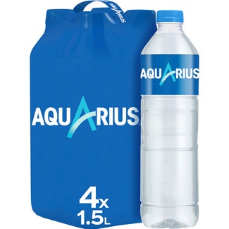 AQUARIUS bebida isotónica sabor limón pack 4 botellas 1,5 l