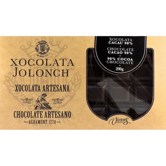 JOLONCH Schokolade 90% Kakao nach Hausmacherart Tafel 200 g