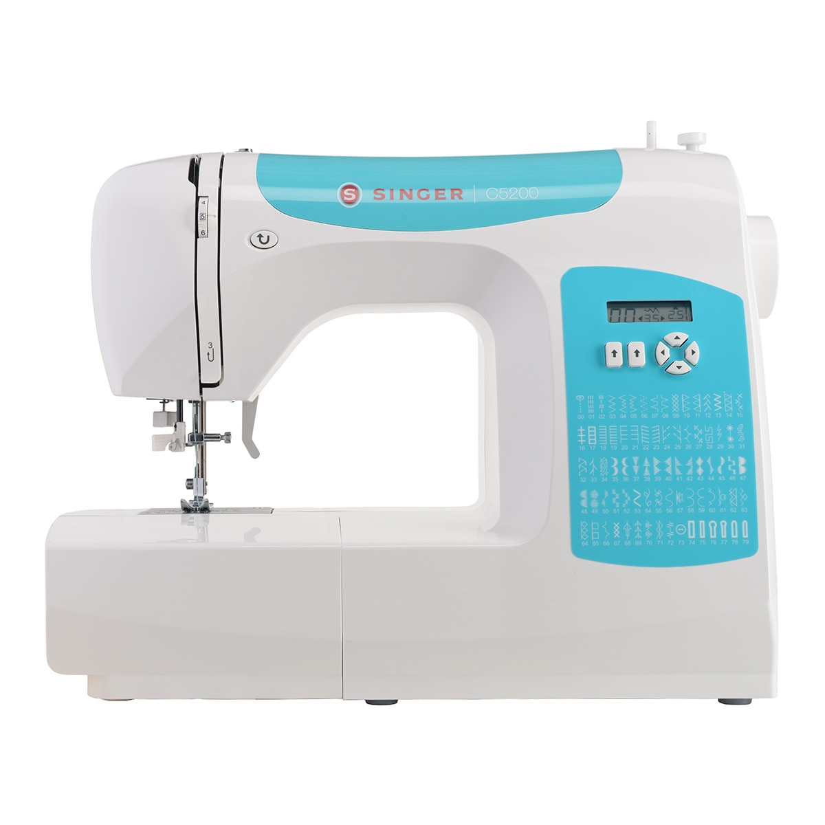 Máquina de coser Singer C5205 con 80 tipos de puntadas