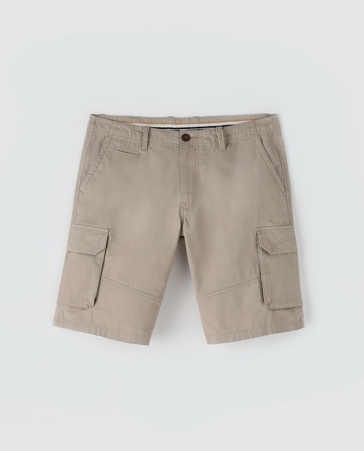 camel cargo shorts