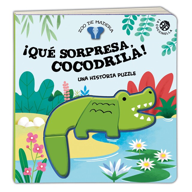 ¡Qué sorpresa, Cocodrila!: Una historia con puzzle
