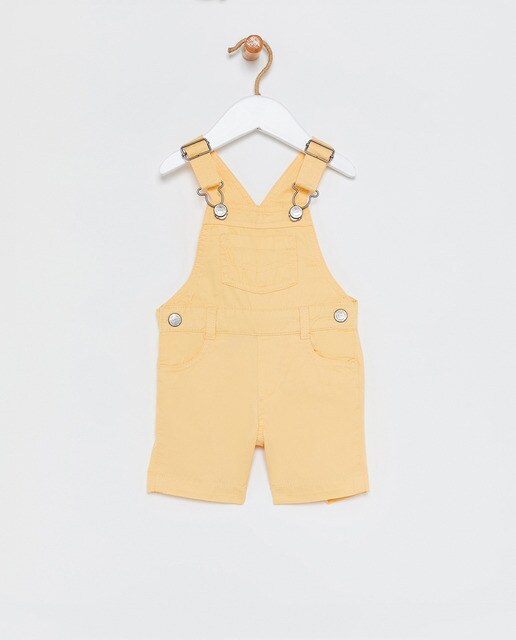 yellow dungarees
