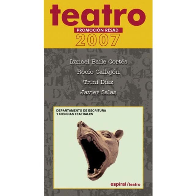 Teatro. Promoción resad 2007 (Tapa blanda)