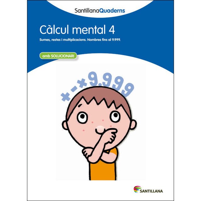 Calcul mental 4 santillana quaderns (Tapa blanda)