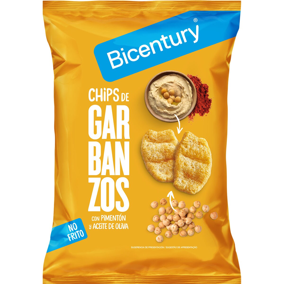 Buy Chickpea chips with paprika and olive oil bag 55 g · BICENTURY