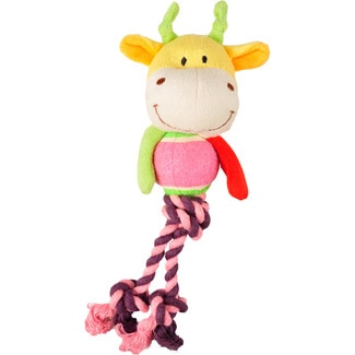 FLAMINGO Deer dog toy measures 25 cm 1 each