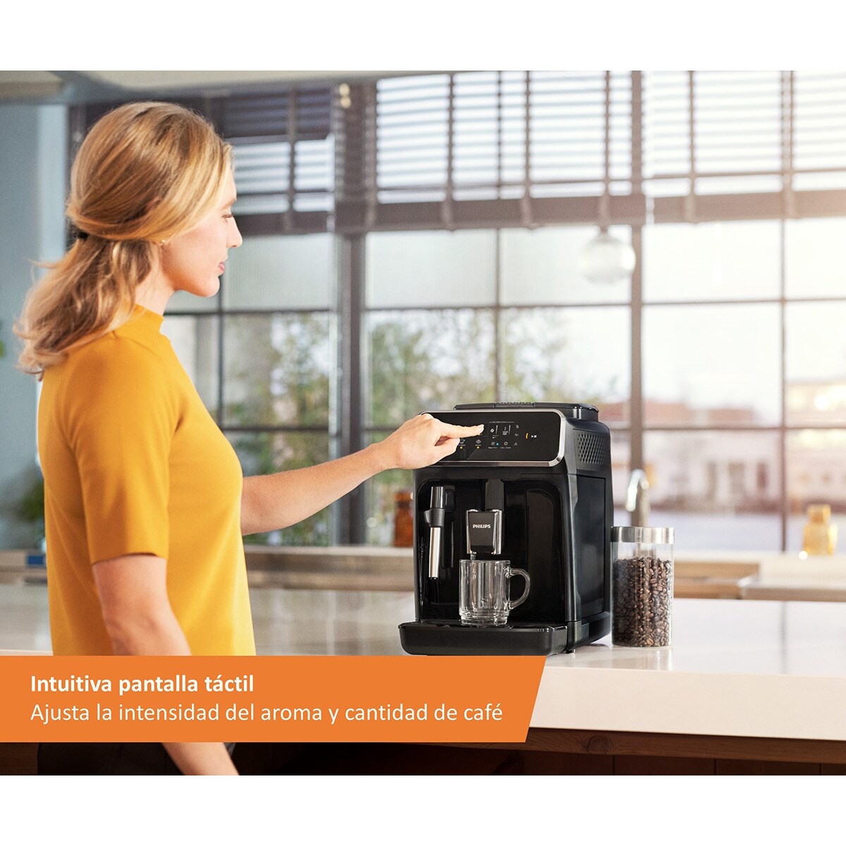 Philips series 2200 superautomatic espresso coffee maker with milk